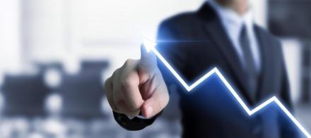 growth business arrow chart